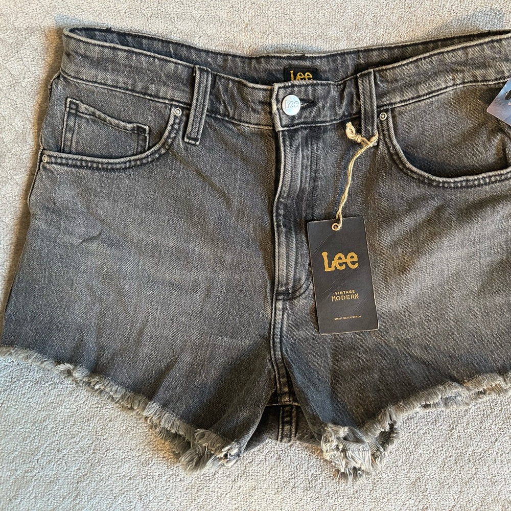 Lee Women's Gray Denim Shorts